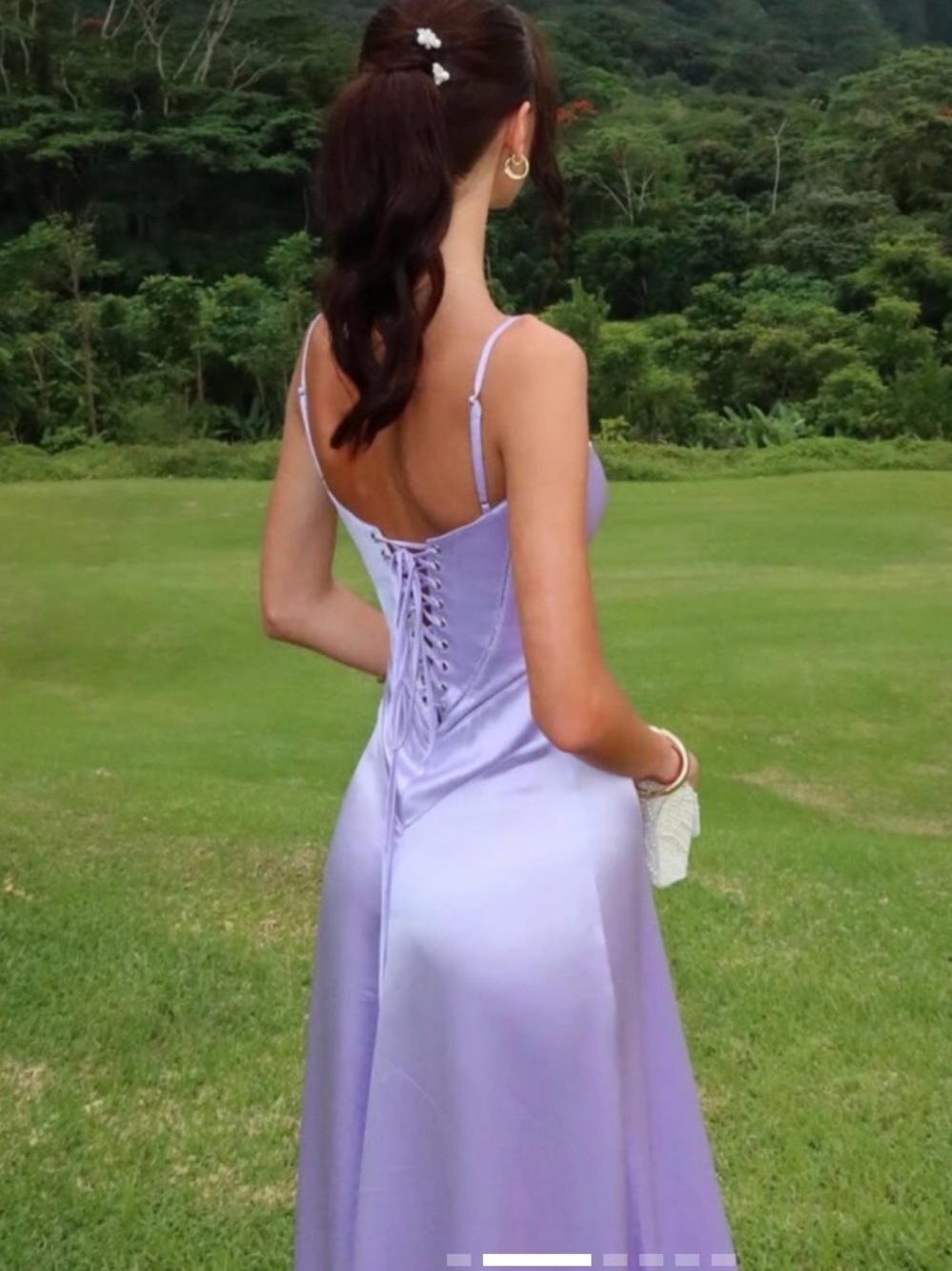 House of CB Anabella Orchid maxi dress Gown M - Picture 6 of 12